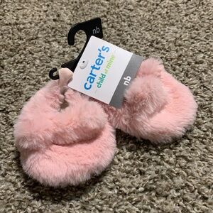 Carter's Soft Pink Baby Booties
